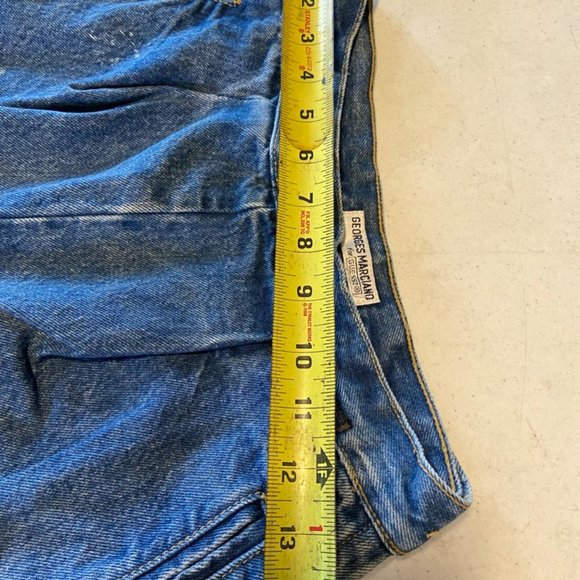 Vintage Georges Marciano Guess Jeans Denim Side Zipper Size 31 - Picture 6 of 8